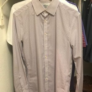 Charles Tyrwhitt Red, White, and blue button down
